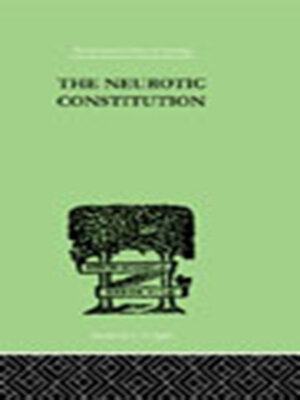 cover image of The Neurotic Constitution